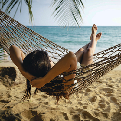 Relaxing at Tropical Beaches